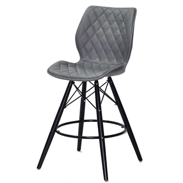 Напівбарний стілець Onder Mebli Nolan BAR 65 - BK Сірий 1001-1