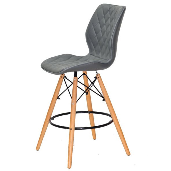 Напівбарний стілець Onder Mebli Nolan BAR 65 Сірий 1001-3