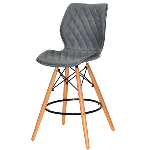 Напівбарний стілець Onder Mebli Nolan BAR 65 Сірий 1001-1