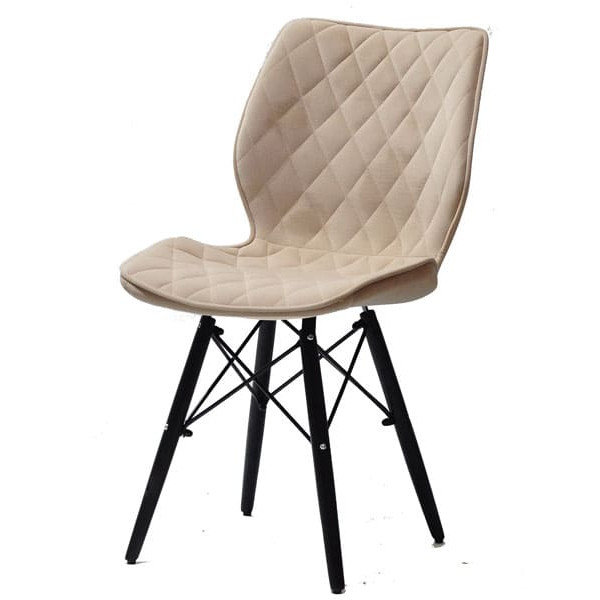 Стул Onder Mebli Nolan BK Бежевый B-1005 Бархат-1