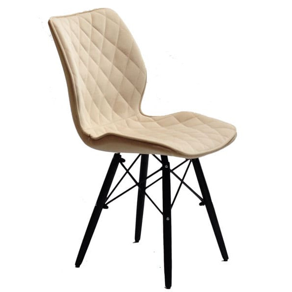 Стул Onder Mebli Nolan BK Бежевый B-1005 Бархат-2