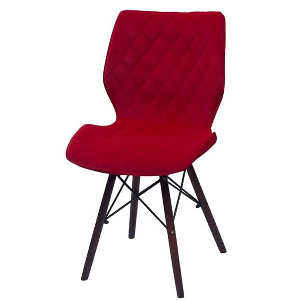 Стул Onder Mebli Nolan BK Красный B-1016 Бархат-1