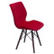 Стул Onder Mebli Nolan BK Красный B-1016 Бархат-2-thumb