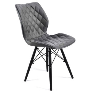 Стілець Onder Mebli Nolan BK Сірий 1001
