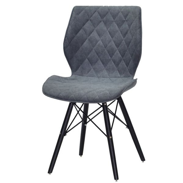 Стілець Onder Mebli Nolan BK Світло-сірий SH-1 Шеніл-1