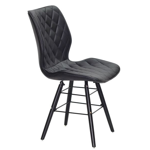 Стул Onder Mebli Nolan Q-BK Черный Экокожа-2