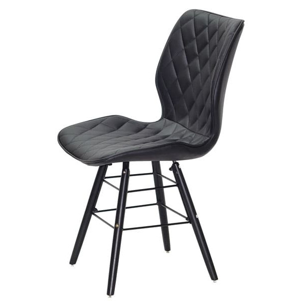 Стул Onder Mebli Nolan Q-BK Черный Экокожа-3