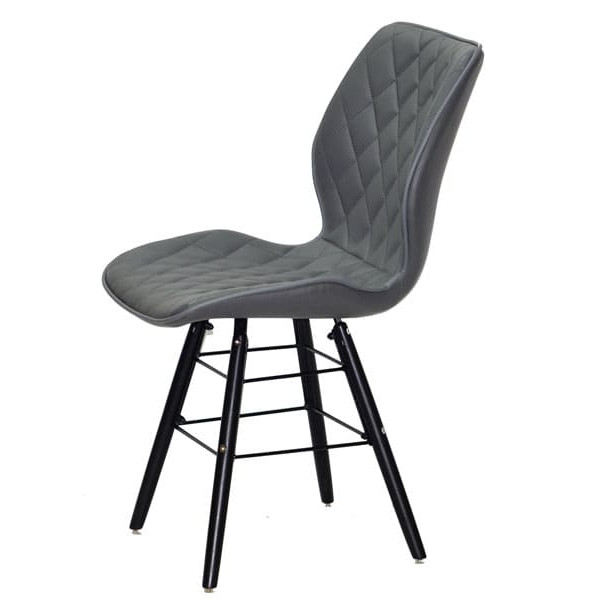 Стілець Onder Mebli Nolan Q-BK Сірий 1001-3
