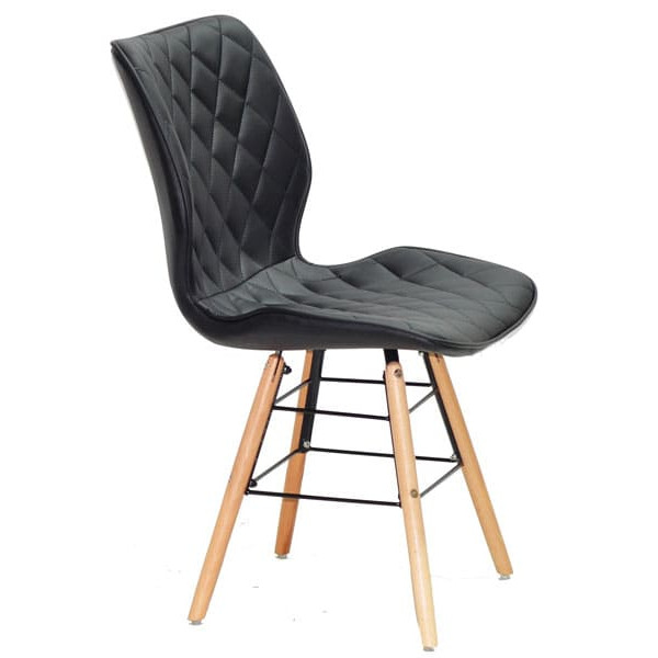 Стул Onder Mebli Nolan Q Черный Экокожа-2