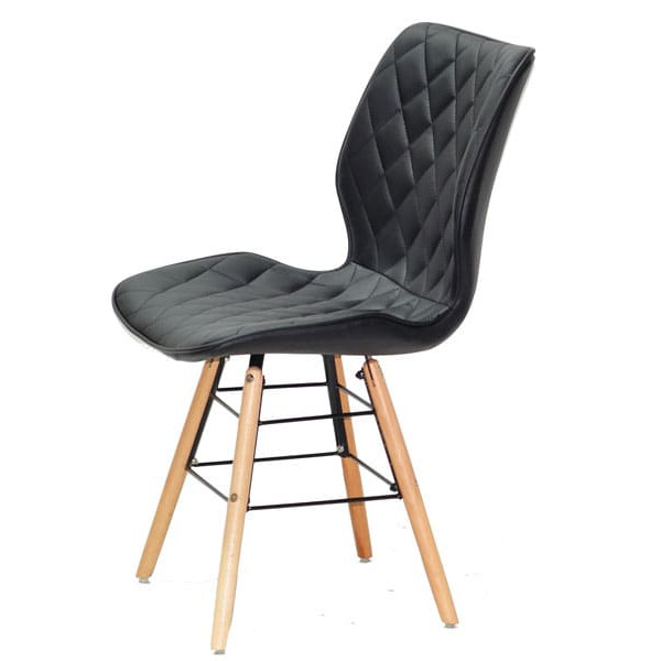 Стул Onder Mebli Nolan Q Черный Экокожа-3