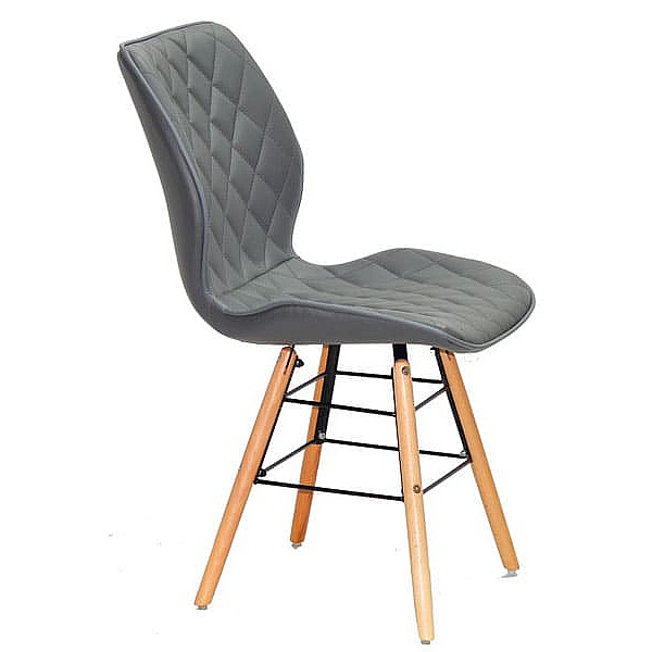 Стул Onder Mebli Nolan Q Серый 1001 Экокожа-2