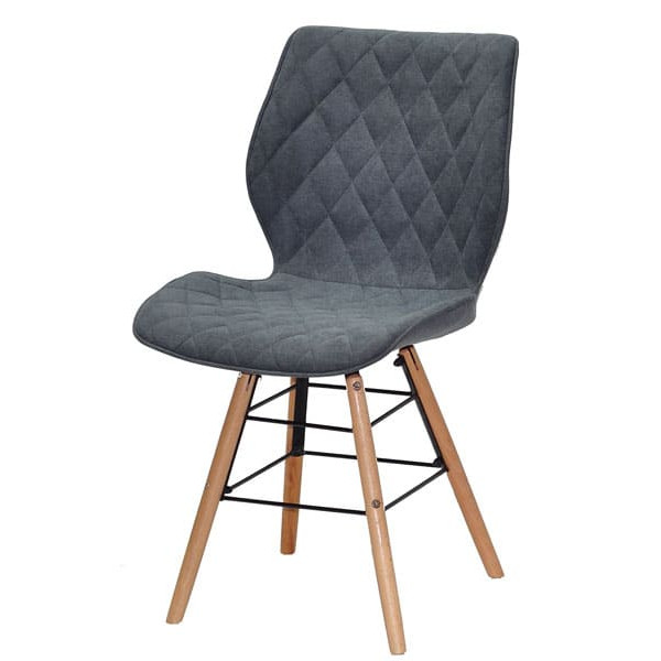 Стул Onder Mebli Nolan Q Светло-серый SH - 1 Шенилл-1