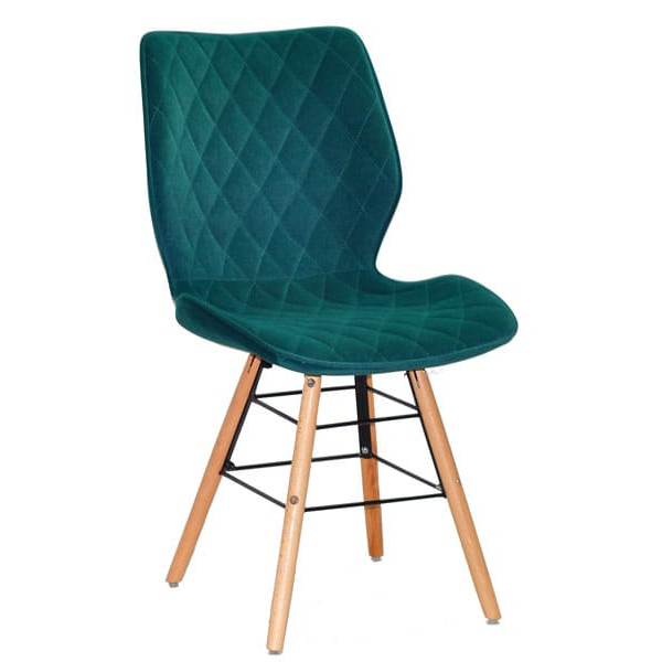 Стілець Onder Mebli Nolan Q Зелений B-1003 Оксамит-0