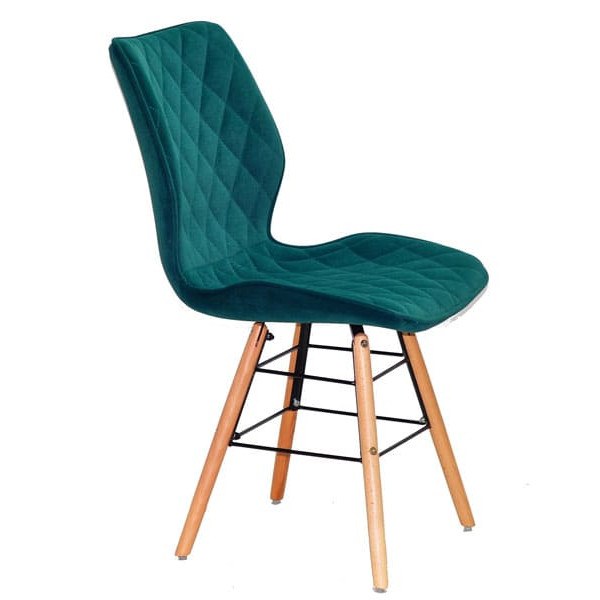 Стілець Onder Mebli Nolan Q Зелений B-1003 Оксамит-2