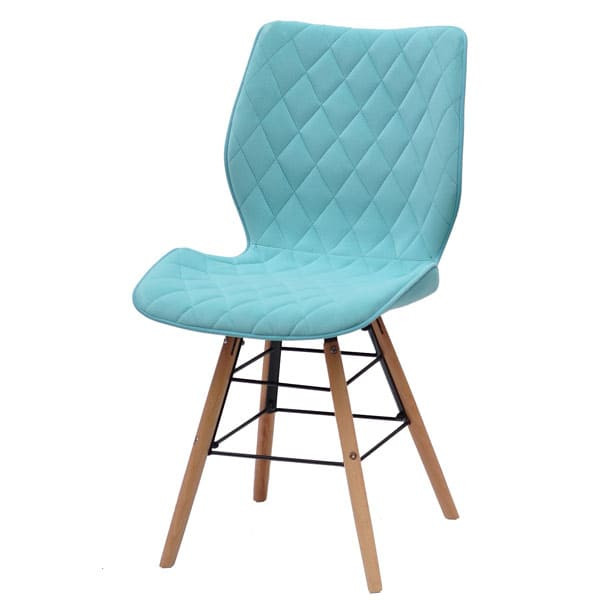 Стілець Onder Mebli Nolan Q Блакитний B-1019 Оксамит-1