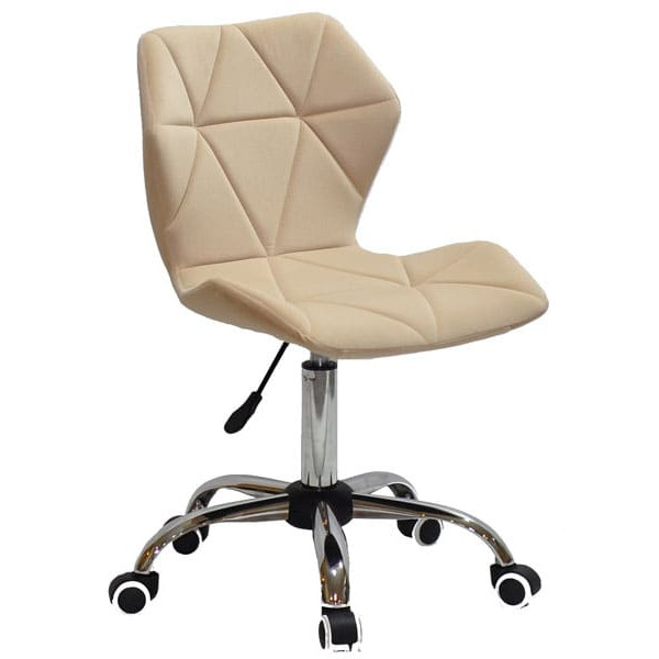 Стілець Onder Mebli Torino CH-Office Бежевий B-1005 Оксамит-0