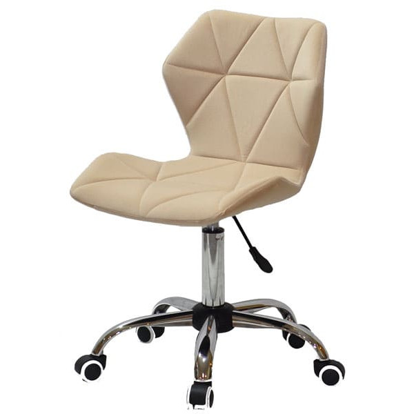 Стілець Onder Mebli Torino CH-Office Бежевий B-1005 Оксамит-1