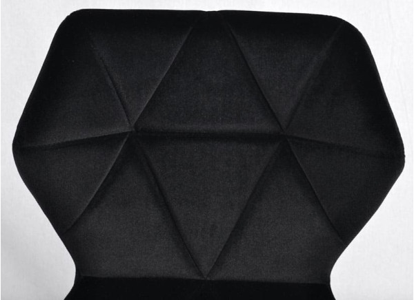 Стілець Onder Mebli Torino CH-Office Чорний B-1011 Оксамит-4