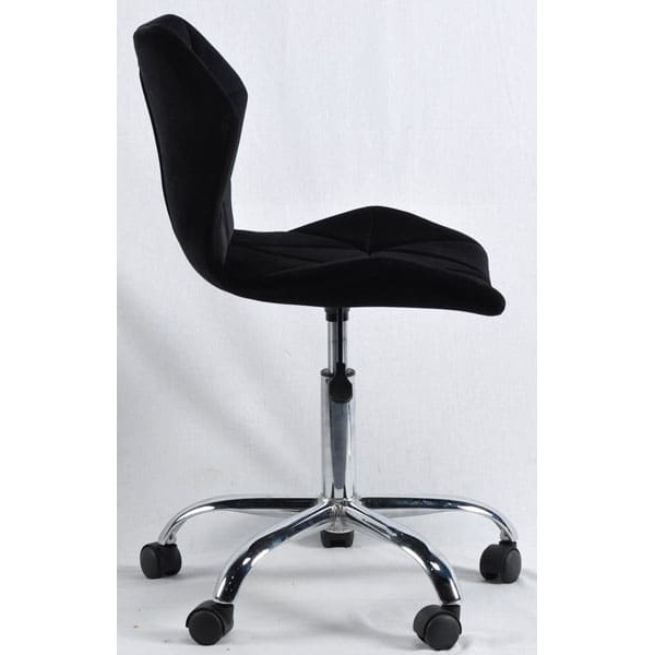 Стілець Onder Mebli Torino CH-Office Чорний B-1011 Оксамит-3