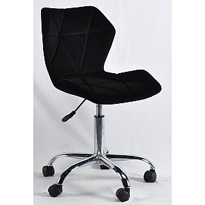 Стул Onder Mebli Torino CH-Office Черный B-1011 Бархат