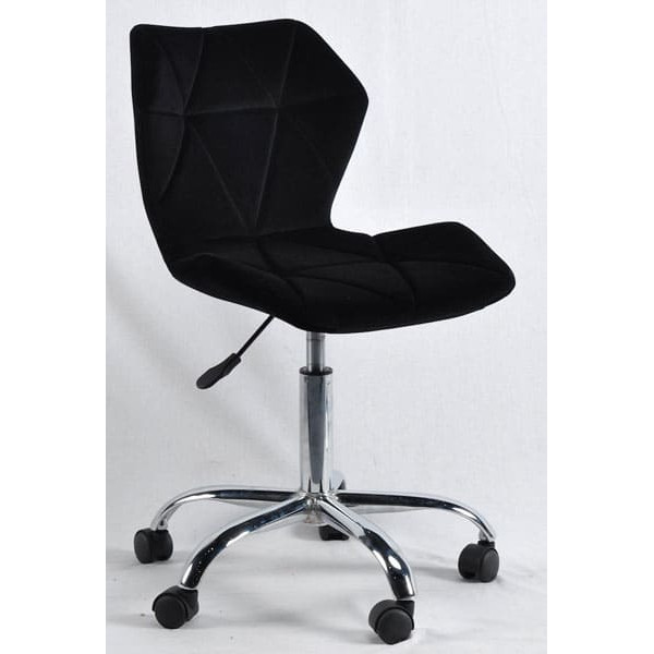 Стілець Onder Mebli Torino CH-Office Чорний B-1011 Оксамит-0