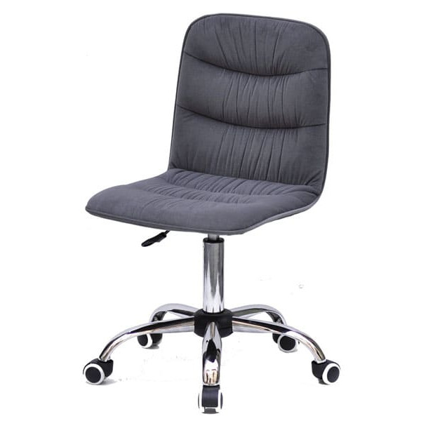 Стілець Onder Mebli Split CH-Office Сірий B-1004 Оксамит-1