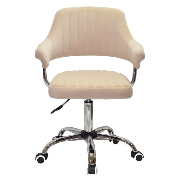 Стул Onder Mebli Jeff CH-Office Бежевый B-1005 Бархат-0