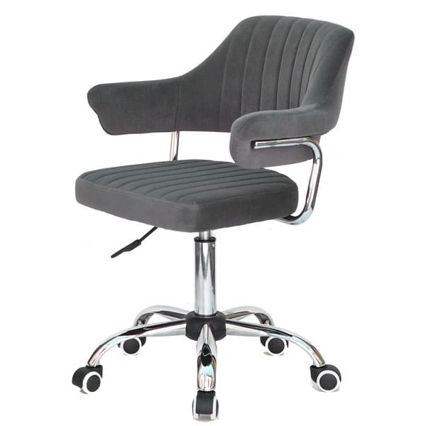 Стул Onder Mebli Jeff CH-Office Серый B-1004 Бархат-2