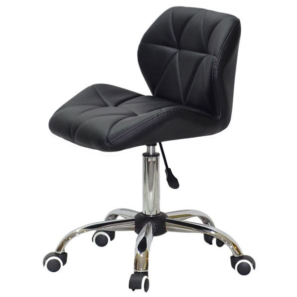 Стілець Onder Mebli Set CH-Office Чорний Екошкіра-3