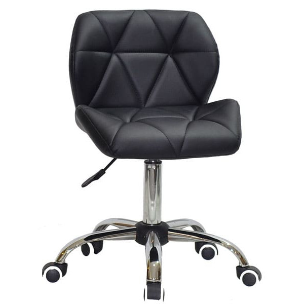 Стілець Onder Mebli Set CH-Office Чорний Екошкіра-0