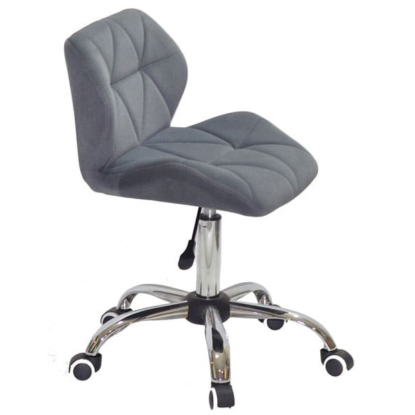 Стілець Onder Mebli Set CH-Office Сірий B-1004 Оксамит-2