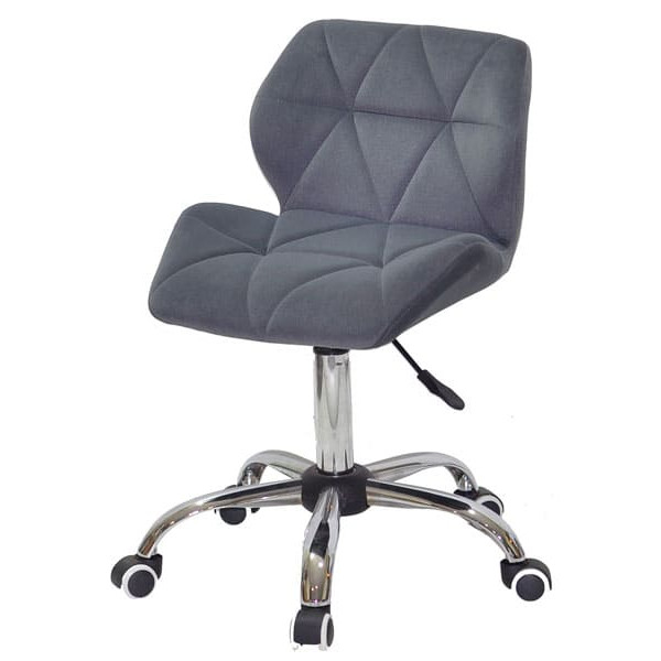 Стілець Onder Mebli Set CH-Office Сірий B-1004 Оксамит-1