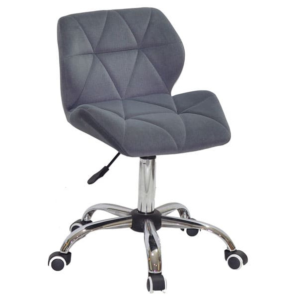 Стілець Onder Mebli Set CH-Office Сірий B-1004 Оксамит-0