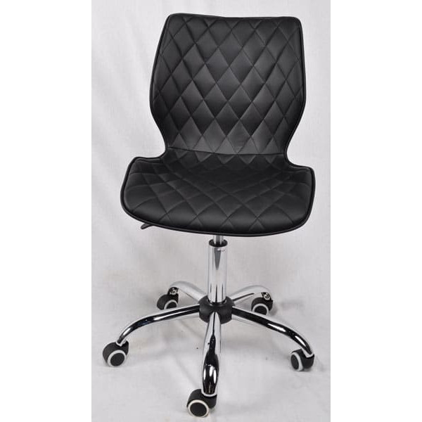Стілець Onder Mebli Toni CH-Office Чорний Екошкіра-1