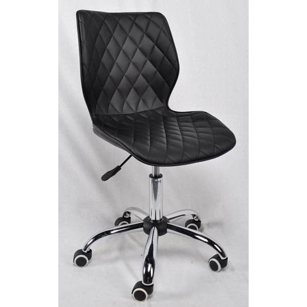 Стілець Onder Mebli Toni CH-Office Чорний Екошкіра-0