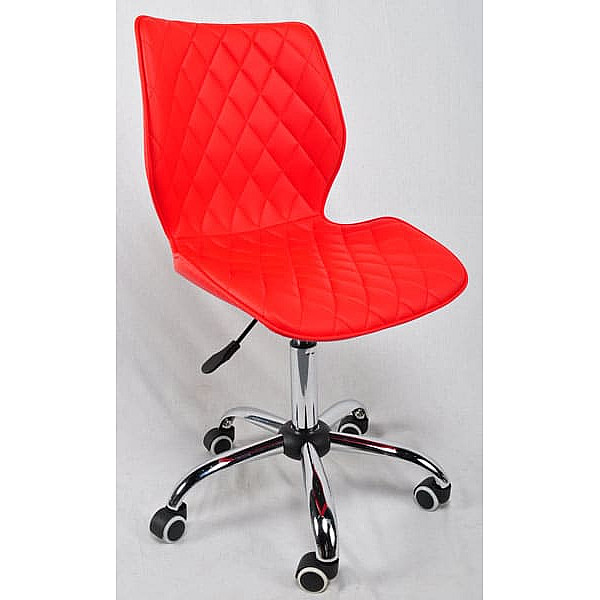 Стул Onder Mebli Toni CH-Office Красный 1007 Экокожа-0