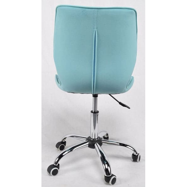 Стілець Onder Mebli Toni CH-Office Блакитний B-1019 Оксамит-3