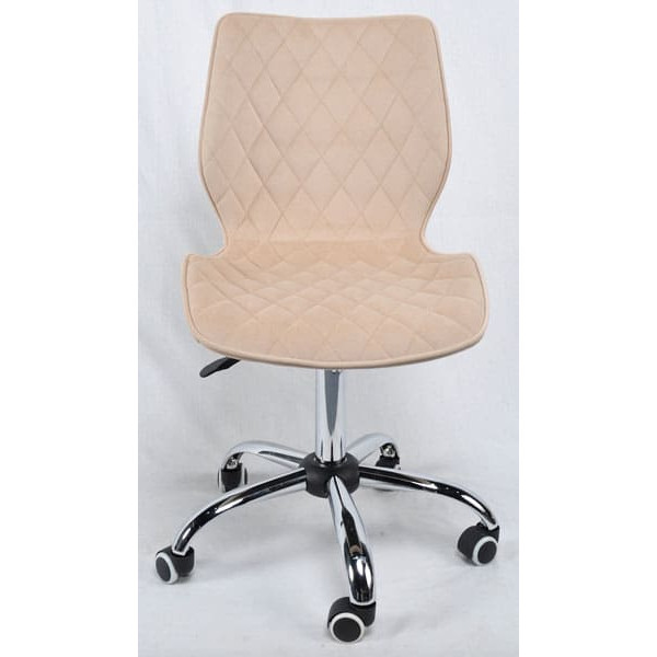 Стул Onder Mebli Toni CH-Office Бежевый B-1005 Бархат-2