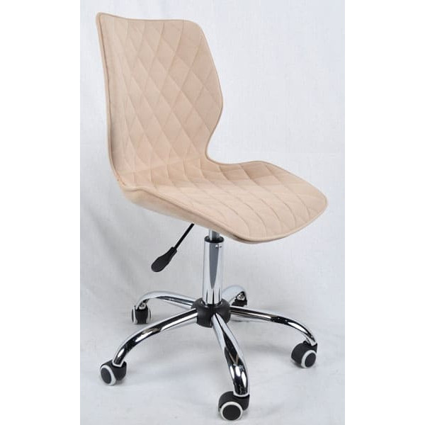 Стул Onder Mebli Toni CH-Office Бежевый B-1005 Бархат-0