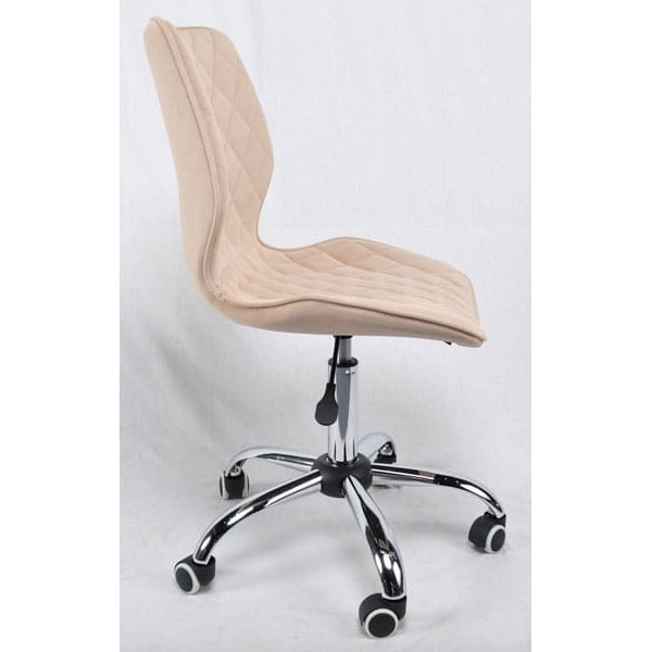 Стул Onder Mebli Toni CH-Office Бежевый B-1005 Бархат-1
