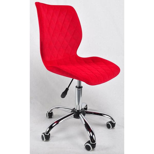 Стул Onder Mebli Toni CH-Office Красный B-1016 Бархат-1