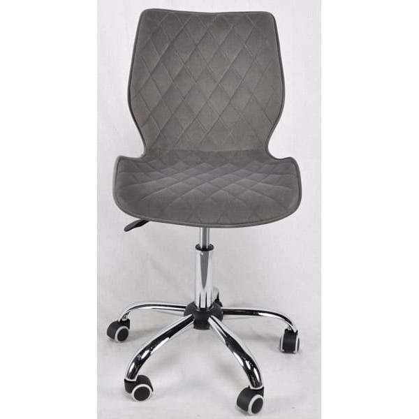 Стул Onder Mebli Toni CH-Office Серый B-1004 Бархат-1