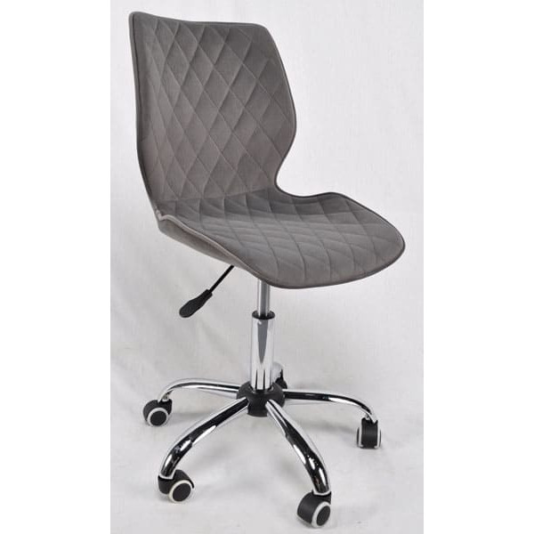 Стул Onder Mebli Toni CH-Office Серый B-1004 Бархат-0