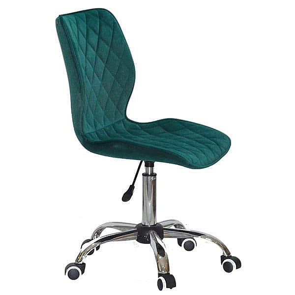 Стілець Onder Mebli Toni CH-Office Зелений B-1003 Оксамит-0