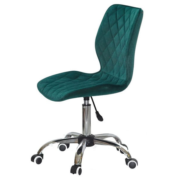 Стілець Onder Mebli Toni CH-Office Зелений B-1003 Оксамит-1