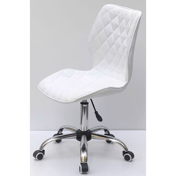 Стілець Onder Mebli Toni CH-Office Білий SH-4 Шеніл-3