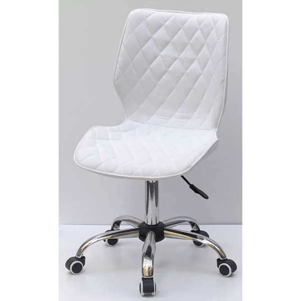 Стілець Onder Mebli Toni CH-Office Білий SH-4 Шеніл-1