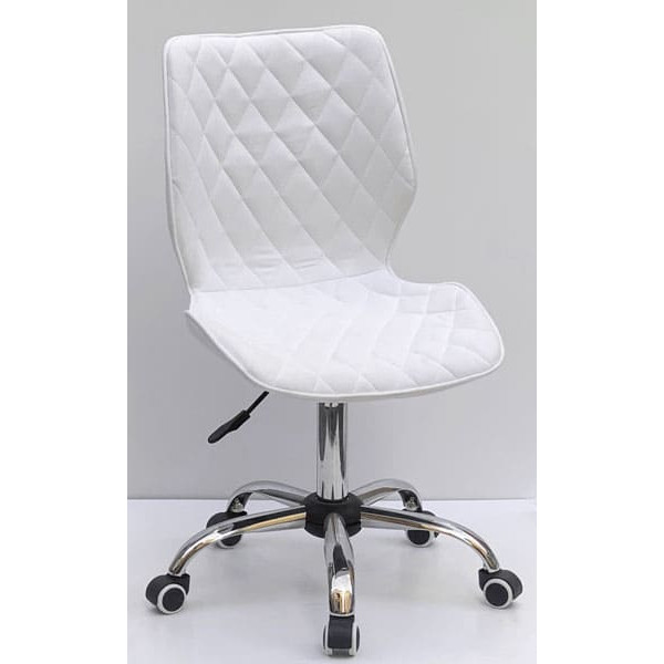 Стілець Onder Mebli Toni CH-Office Білий SH-4 Шеніл-0