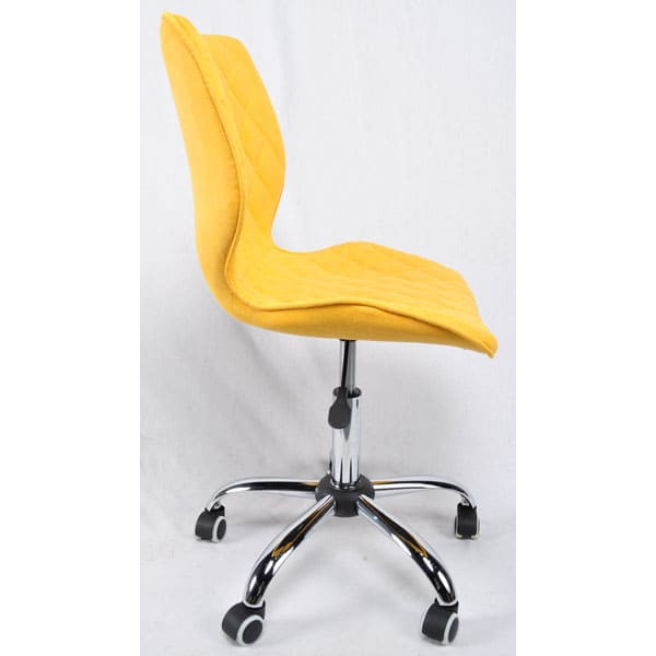 Стул Onder Mebli Toni CH-Office Желтый SH-5 Шенилл-2