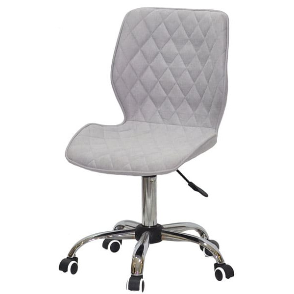 Стілець Onder Mebli Toni CH-Office Світло-сірий SH-3 Шеніл-1